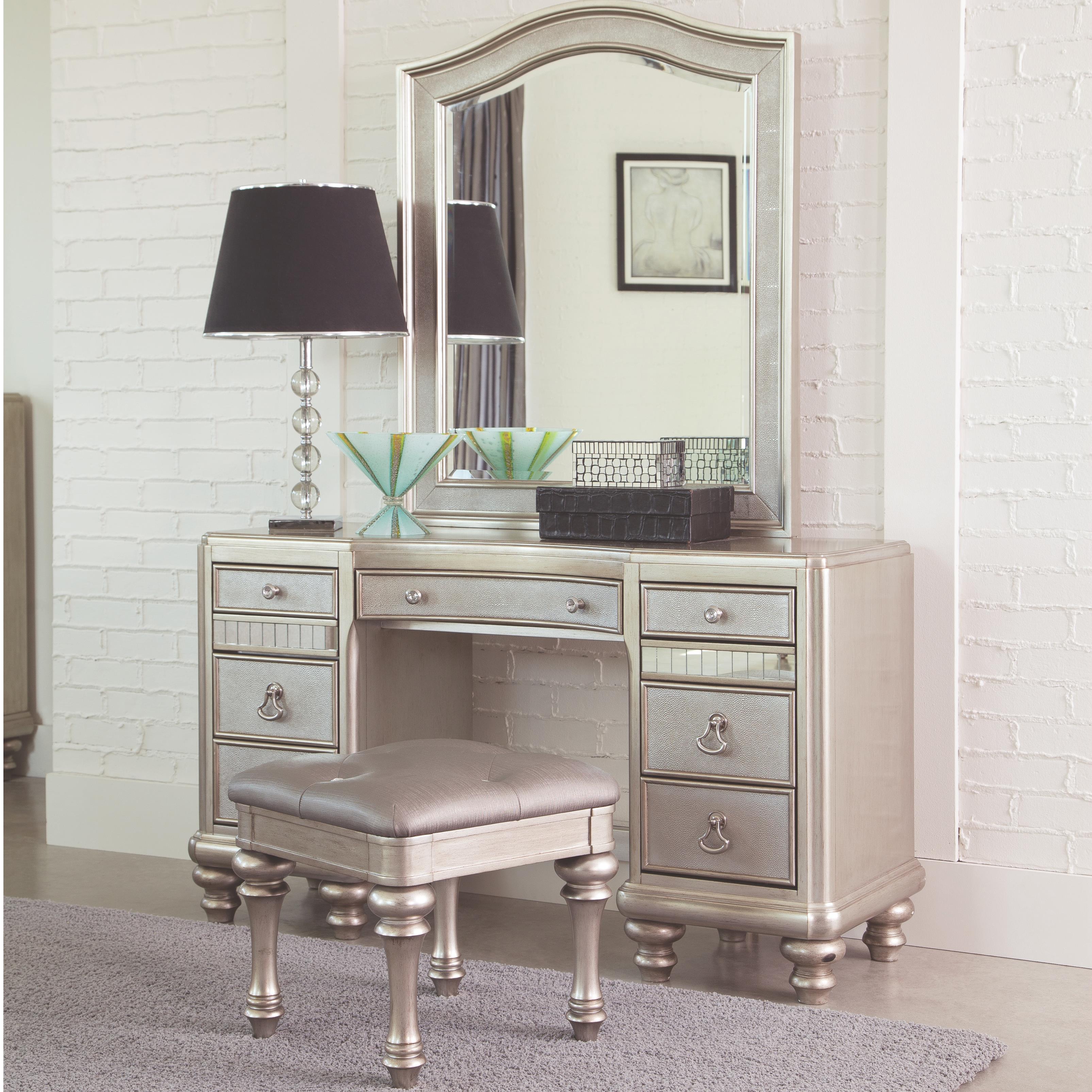 Bling dressing table on sale mirror
